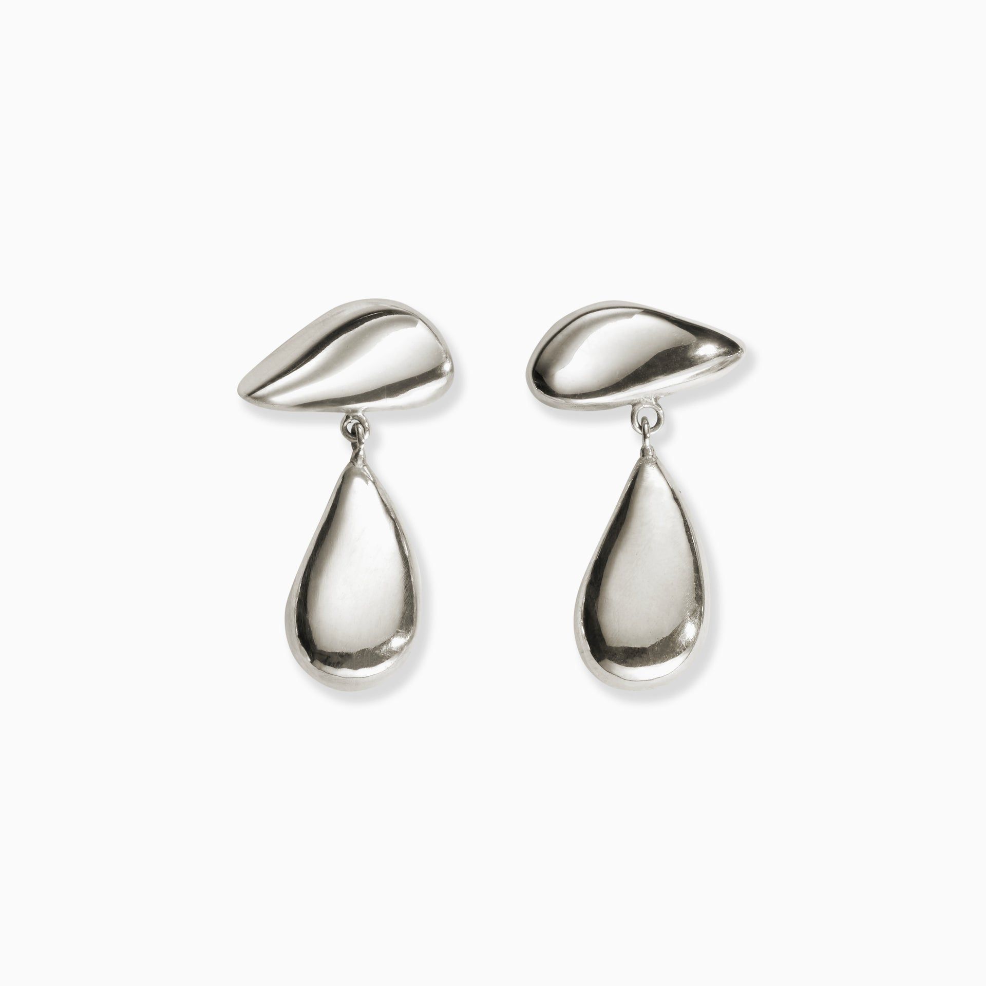 Alyce Earrings (clip-On) - Sterling Silver