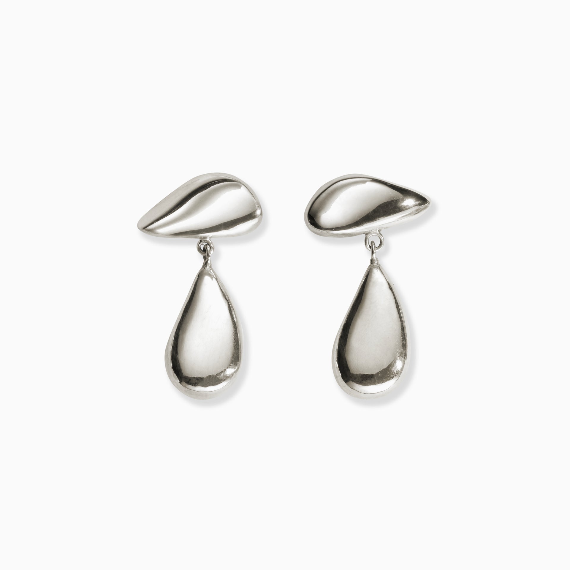 Alyce Earrings (clip-On) - Sterling Silver