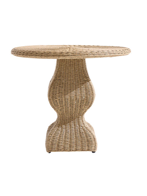 The Felix Wicker Outdoor Accent Table by Jake Arnold