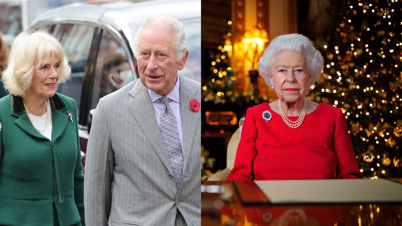 King Charles and Queen Camilla&#039;s first Christmas card has touching tribute to Queen&#039;s childhood