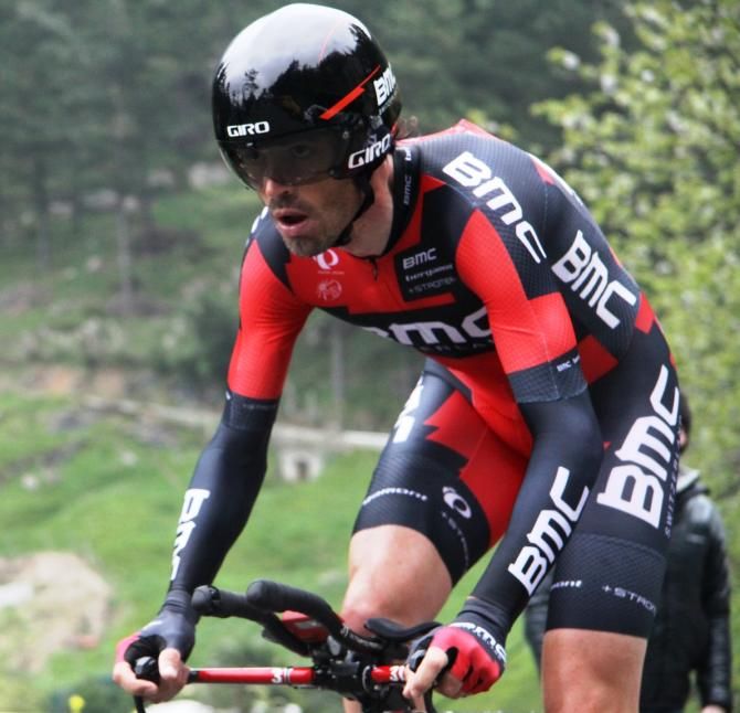 Sammy Sanchez in the time trial