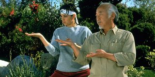 Mr. Miyagi in the Karate Kid