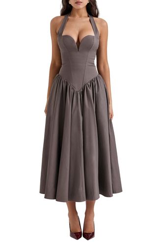 A-Line Halter Dress