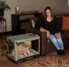 Pet Gear “The Other Door” 4 Door Steel Crate with Plush Bed + Travel Bag 