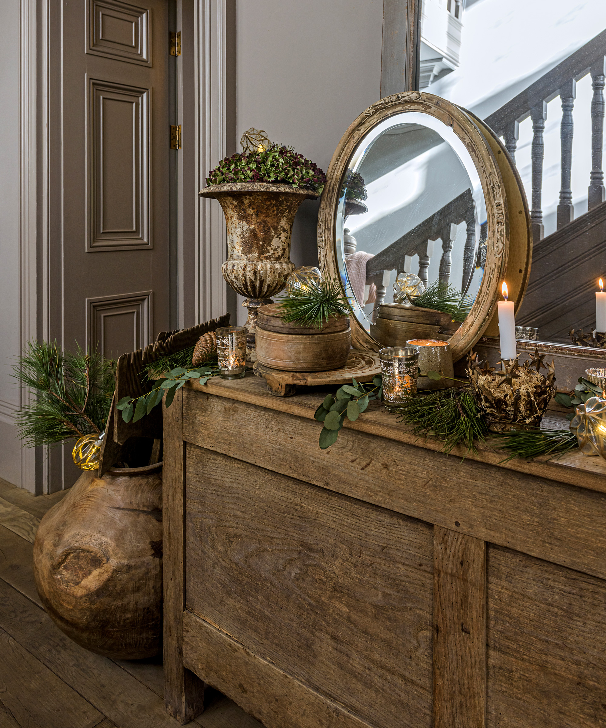 Country Christmas house