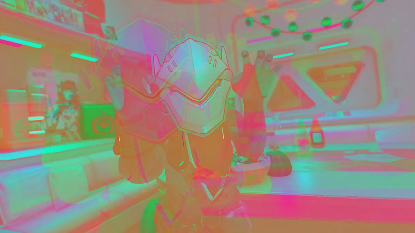 Hanzo with a Genji mask 