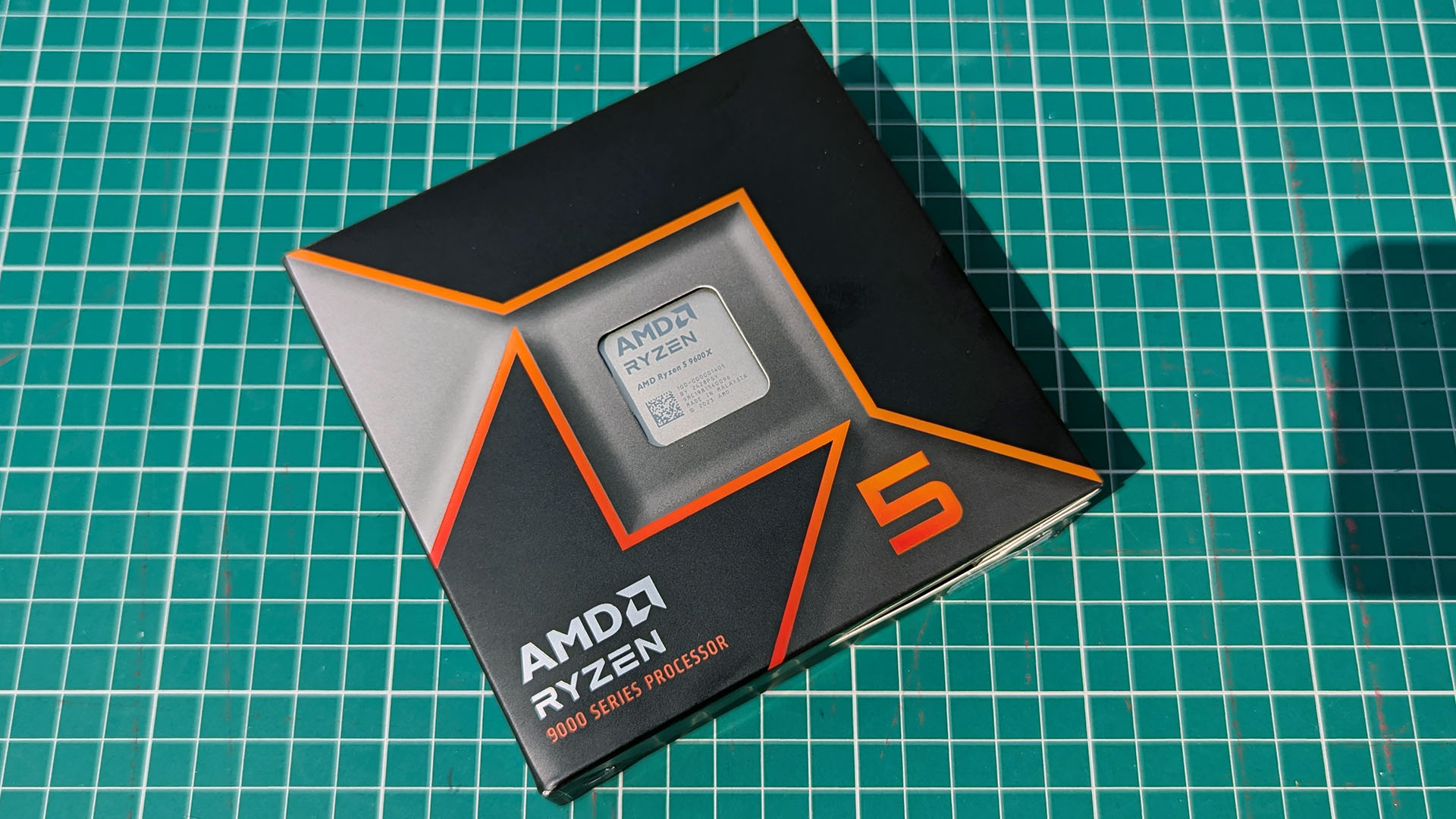 AMD Ryzen 5 9600X CPU in retail box