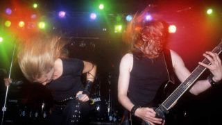 Arch Enemy performing live in 2001