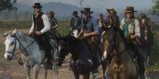 The Van der Linde gang in Red Dead Redemption 2.