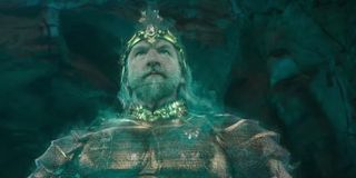 Hologram of king in Aquaman