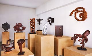 Various sculptures by Mario Del Fabbro