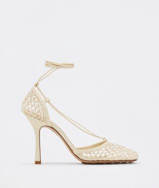 Women's Stretch Lace-Up Sandal in Toile