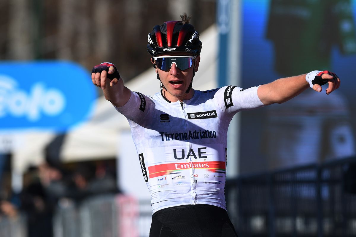 Tadej Pogačar holds off Simon Yates to move into GC lead at Tirreno ...