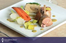 duck wine cordon bleu