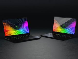 A pair of Razer Blade 15 laptops