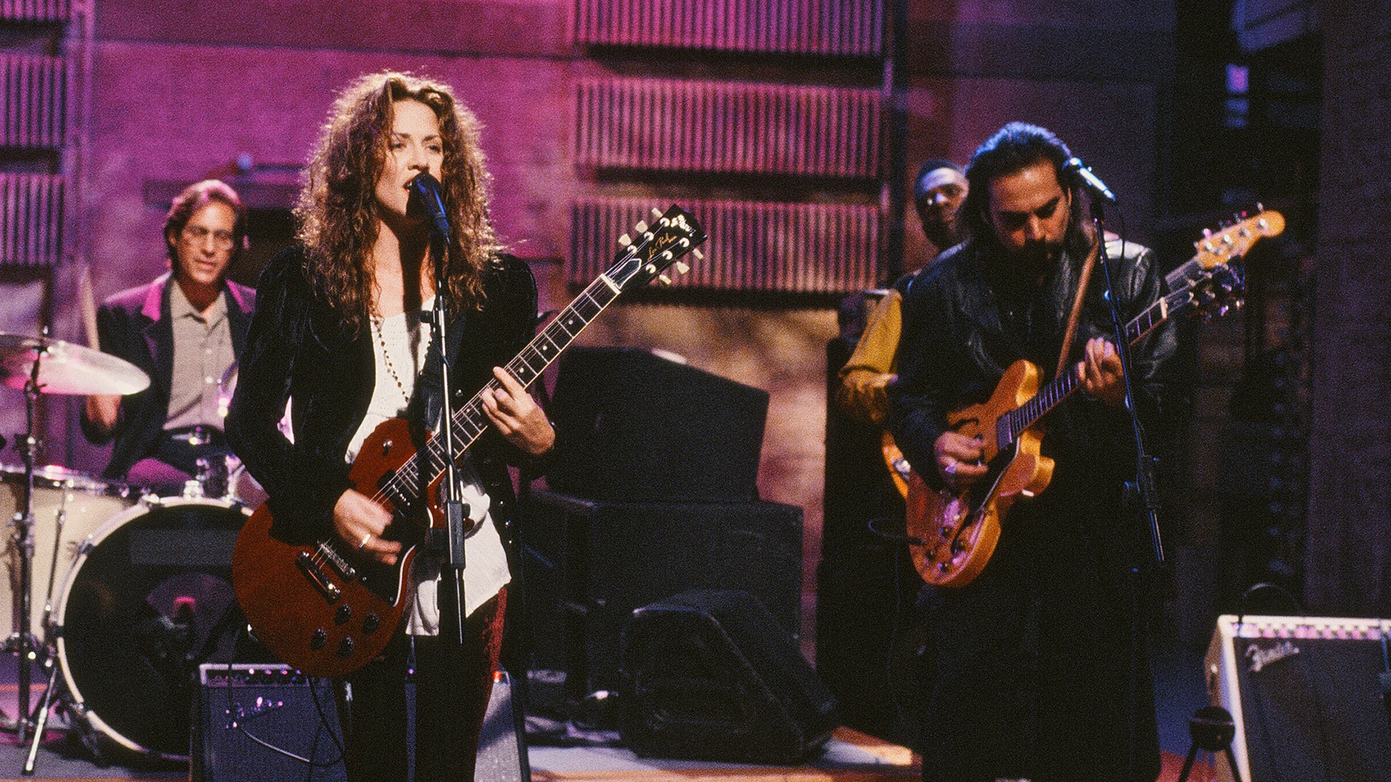 Performing in support of her album Tuesday Night Music Club on Late Night With Conan O'Brien, September 28, 1993.