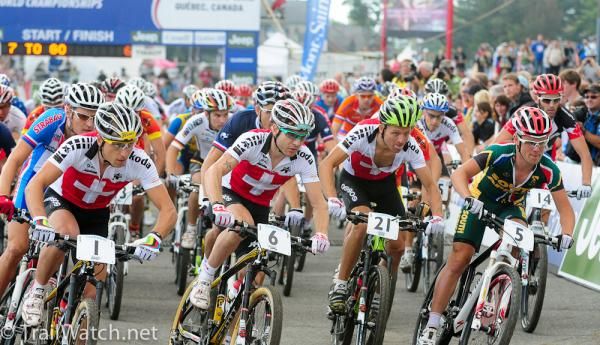 The Swiss men control the line of scrimmage.