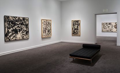the largest survey of Pollock’s black paintings that has ever been assembled