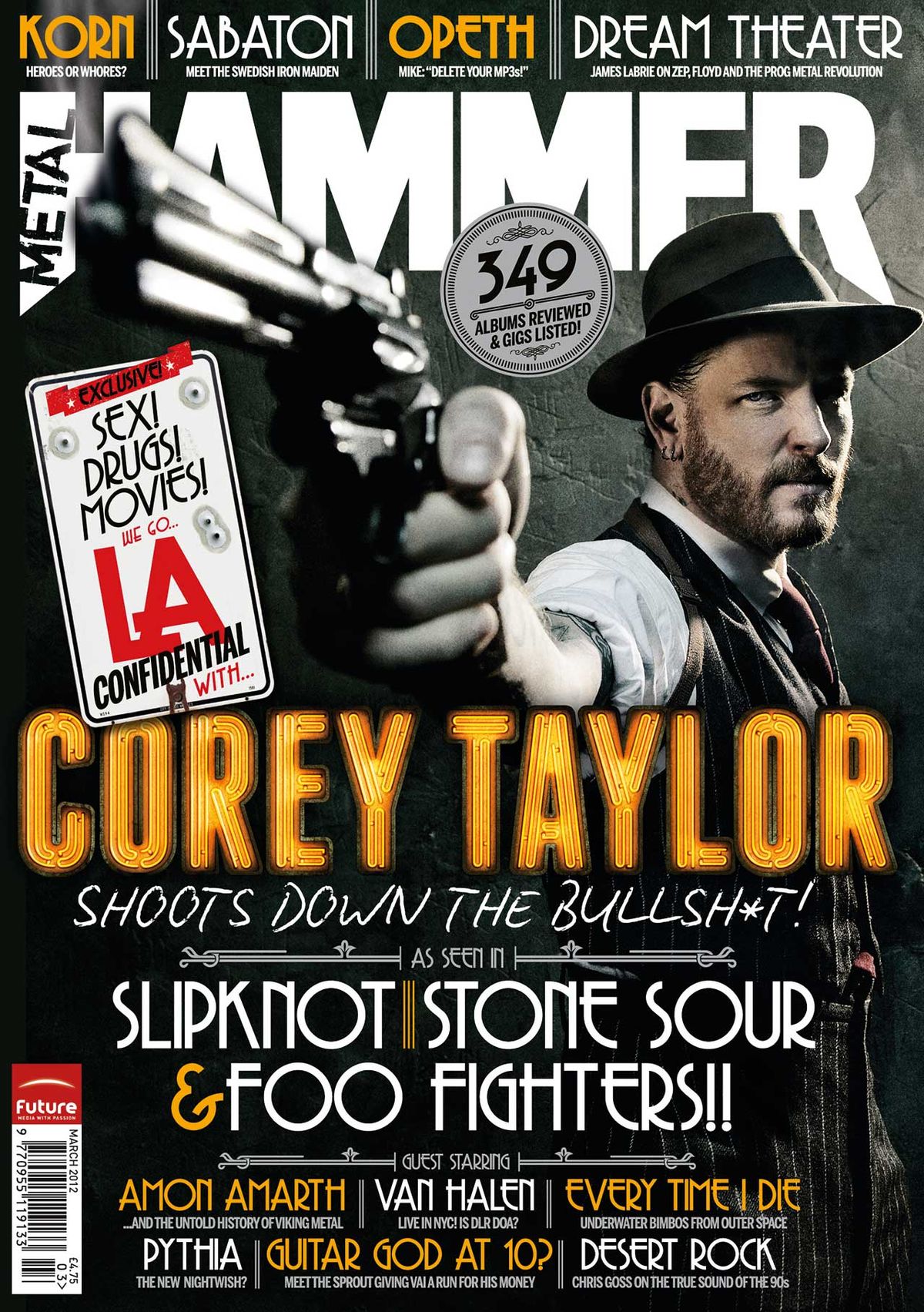 Corey Taylor (Issue 228, May 2012)