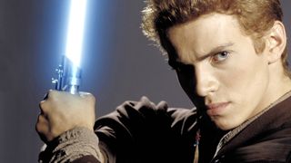 Hayden Christensen as Anakin Skywalker in Star Wars: Attack of the Clones.