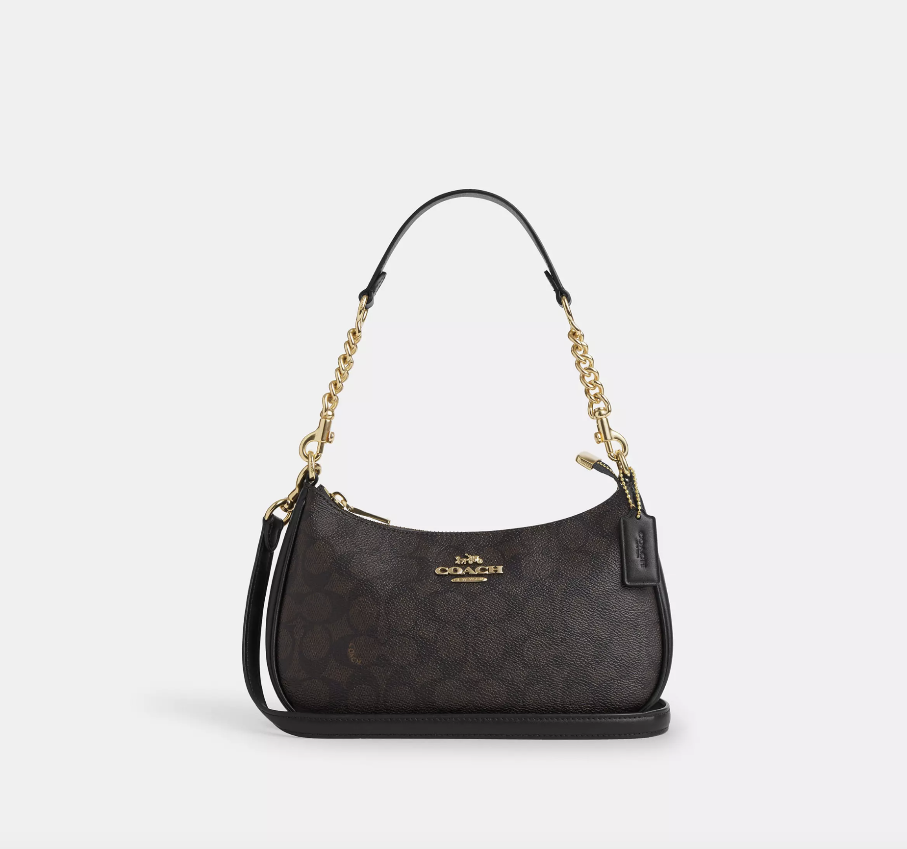 coach, Teri Shoulder Bag In Signature Canvas