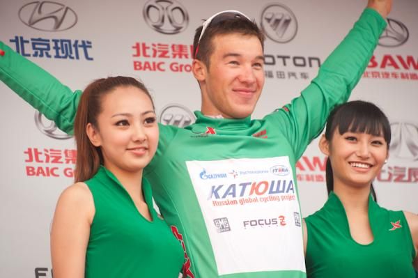 Denis Galimzyanov (Katusha) will take the green jersey into the final stage in Beijing.