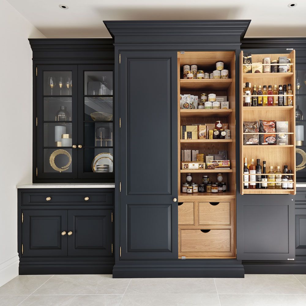 Black kitchen ideas 27 dark designs for worktops and walls