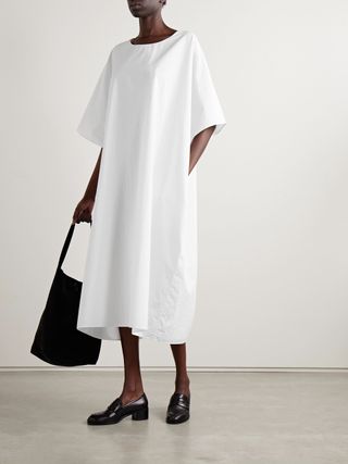 Isora Oversized Cotton-Poplin Midi Dress