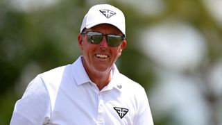 Phil Mickelson during the 2023 LIV Golf Orlando Tournament