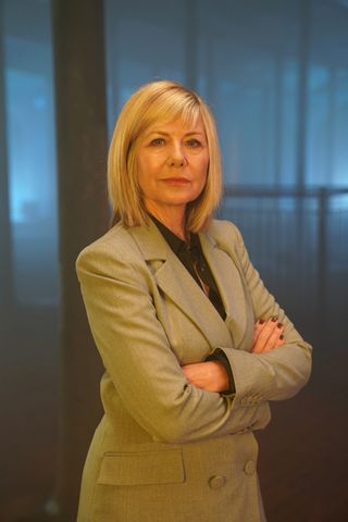 Norma Crow played by Glynis Barber.