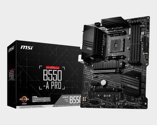 MSI has announced a 11 motherboards so far, including the B550-A Pro.
