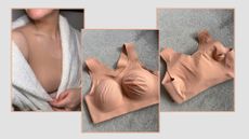 a composite of the evelyn & bobbie defy bra