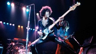 Thin Lizzy onstage in 1977