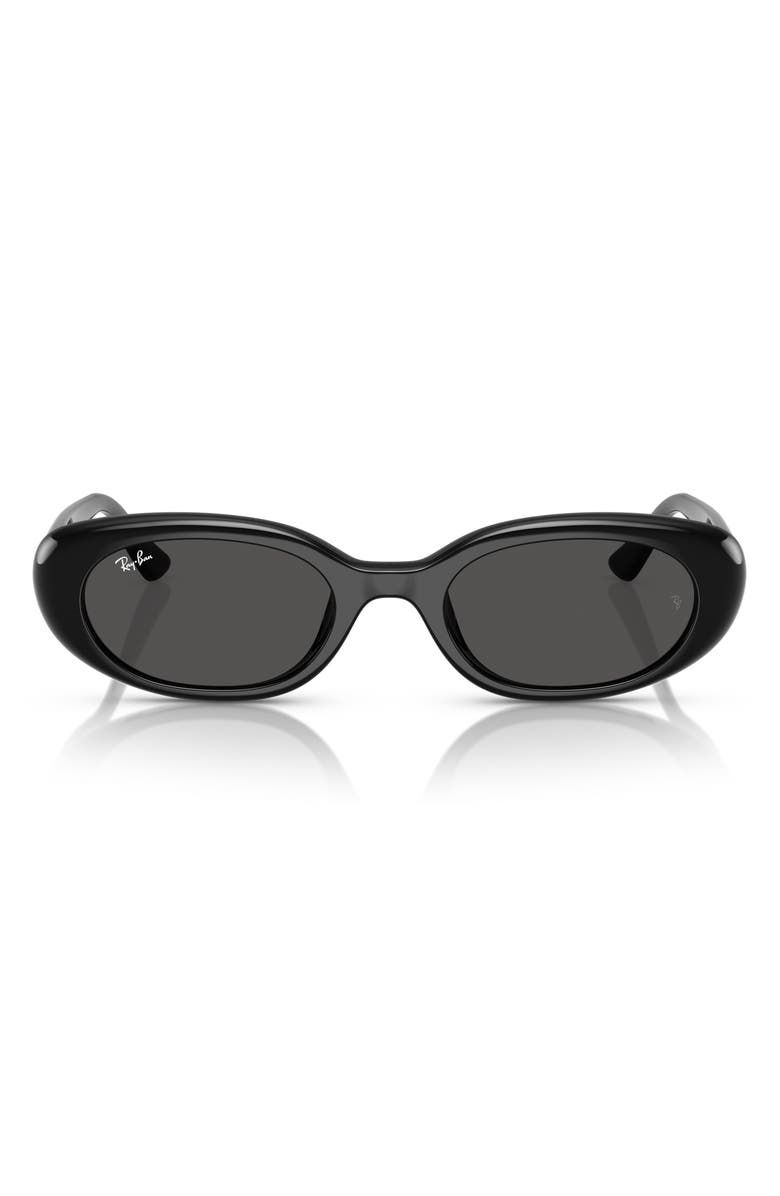 53mm Pillow Oval Sunglasses