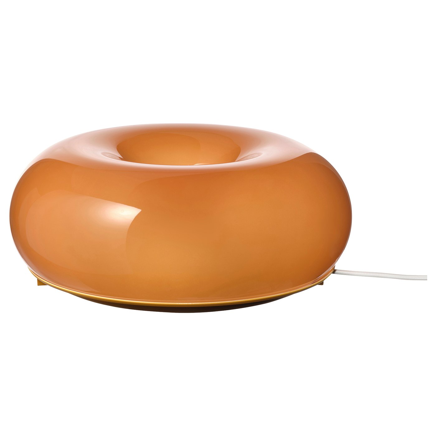 Varmblixt Led Table/wall Lamp - Orange Glass/round 30 Cm