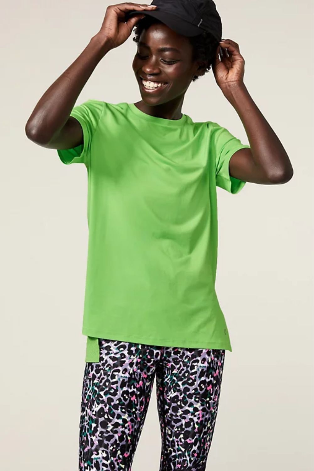 Marks and Spencer Goodmove Scoop Neck Mesh Back T-Shirt oversized gym t shirts