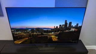 Philips OLED809 met blauwe Ambilight