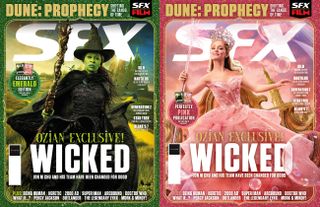 The two Wicked covers fot SFX issue 385, side by side.