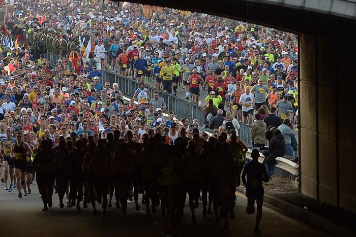 marine corps marathon, running, aging, health