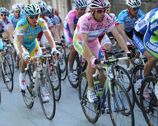 Vincenzo Nibali and Alexandre Vinokourov, Giro d'Italia stage 6
