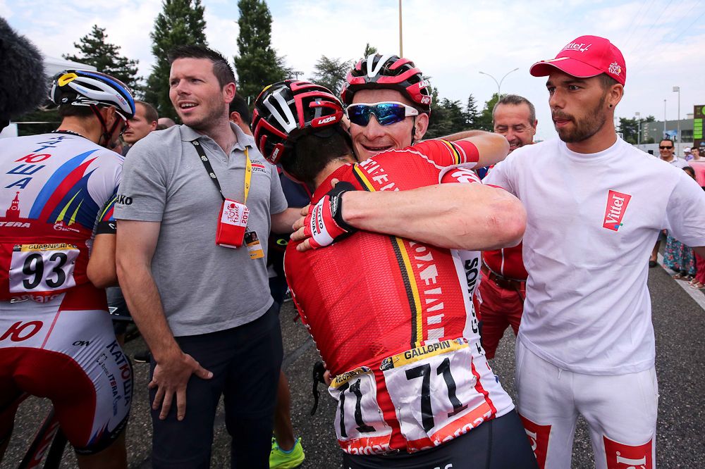 Andre Greipel following his stage 15 win.