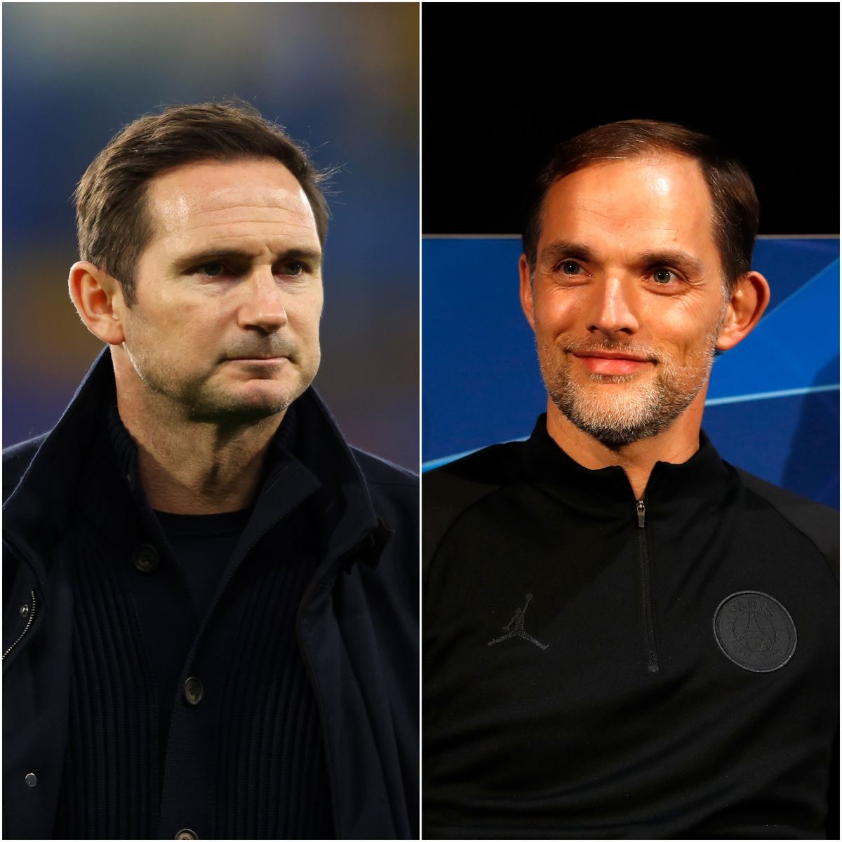 Thomas Tuchel (right) is set to replace Frank Lampard as Chelsea boss