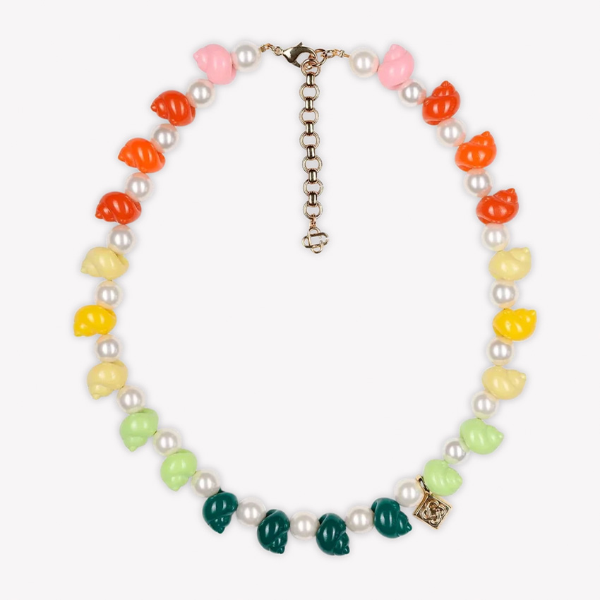 Casablanca, Shell & Pearl Necklace 
