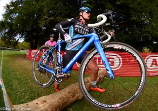 Caroline Mani (Raleigh Clement) on her way to victory in Rochester