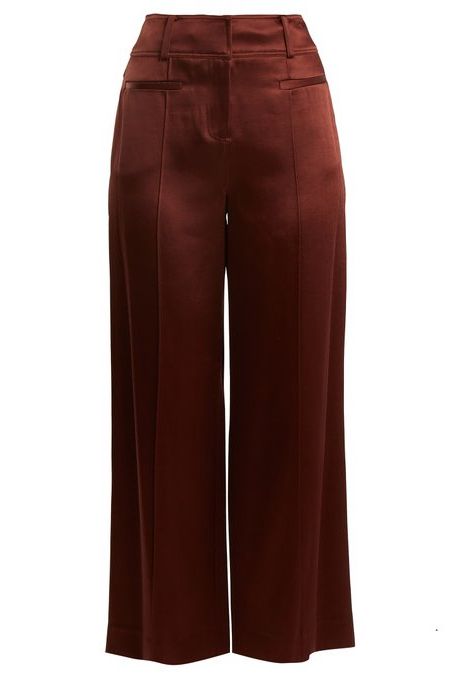 black, Diane Von Furstenberg Pintuck Culottes