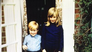 undated family file picture of lady diana spencer diana princess of wales with her brother charles, lord alhorp earl spencer in 1968 photo by pa images via getty images