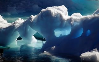 ice caves in Antarctica