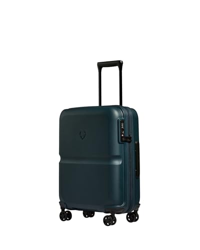 Antler - Single Stripe Hard Shell Cabin Suitcase, 55x40x20cm 39l, Lightweight, 4 Spinner Wheels - Adjustable Handle, Carry on Luggage Approved by Easyjet, Ryanair &amp; British Airways, Tsa Lock - Indigo