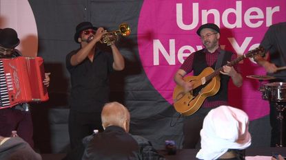 Subway musicians.