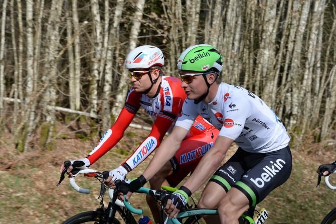 Mountains classification leader Christophe Laborie